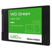 Твердотельный накопитель  480GB SSD WD GREEN 2.5” SATA3 R545Mb/s W465Mb/s  7мм WDS480G3G0A