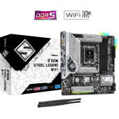 Материнская плата ASRock B760M STEEL LEGEND WIFI LGA1700 4xDDR5 4xSATA RAID 3xM.2 HDMI DP eDP mATX