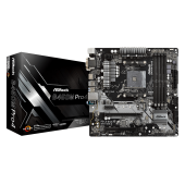 Материнская плата ASRock B450M PRO4 R2.0 AM4 4xDDR4 4xSATA3 1xUM.2 1xM.2 D-Sub+DVI+HDMI mATX