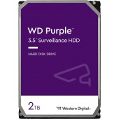 Жесткий диск для видеонаблюдения HDD  2Tb Western Digital Purple SATA 6Gb/s 64Mb 3,5 WD23PURZ