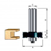 Кромочная фальцевая фреза 31,8*32*12,7*8 мм (D-11520)