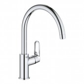 Смеситель для кухни GROHE Start Flow с высоким C-изливом, хром (31555001)