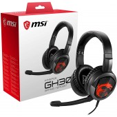 Гарнитура MSI Immerse GH30 GAMING, динамики 40 мм, 3,5mm разъем, 1,5м