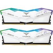 Оперативная память 32GB Kit (2x16GB) 6000MHz DDR5 Team Group DELTA RGB FF4D532G6000HC38ADC01 White