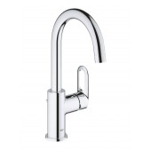 Смеситель для раковины GROHE BauLoop с донным клапаном, L-Size, хром (23091000)