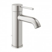 Смеситель однорычажный для раковины GROHE Essence, размер S, суперсталь (24171DC1)