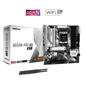 Материнская плата ASRock B650M PRO RS WIFI AM5 4xDDR5 4xSATA3 3xM.2 HDMI DP mATX