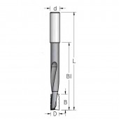 Фреза WPW DT16002M спиральная паз под замок Z2 D16 B25 L130 хвостовик 12 (DT16002M)