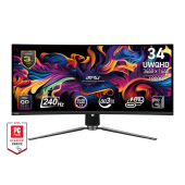 Монитор 34 MSI MPG 341CQPX QD-OLED 3440x1440 240Hz 1800R 0.03ms 1.5млн:1 2xHDMI 1xDP 4xUSB