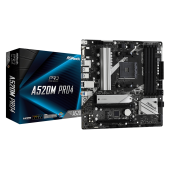 Материнская плата ASRock A520M PRO4 AM4 4xDDR4 6xSATA3 M.2 D-Sub HDMI DP mATX