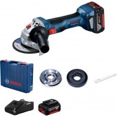 Аккумуляторная угловая шлифмашина GWS 180-LI Professional 2х4 Ач (06019H90R0)