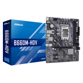 Материнская плата ASRock B660M-HDV LGA1700 2xDDR4 4xSATA RAID 2xM.2 D-Sub HDMI DP TypeC mATX