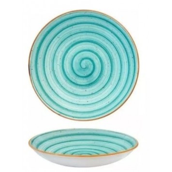 Тарелка глубокая Bonna AURA AQUA Bloom AAQ BLM 28 CK (28 см 1700 мл)-1