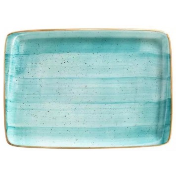 Блюдо прямоугольное Bonna AQUA AURA AAQ MOV 41 DT (36х25 см голубой)