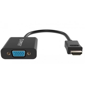 Адаптер ORICO  DHTV-C20-BK-BP HDMI to VGA Cable 17cm 1920x1080P 45*45*15mm-2