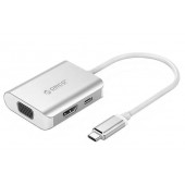 Адаптер ORICO  XC-302-SV Type-C HDMI VGA Cable 15cm 60*47*16mm