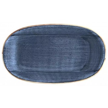 Блюдо овальное Bonna Aura Dusk ADK GRM 24 OKY (24х14 см синий)