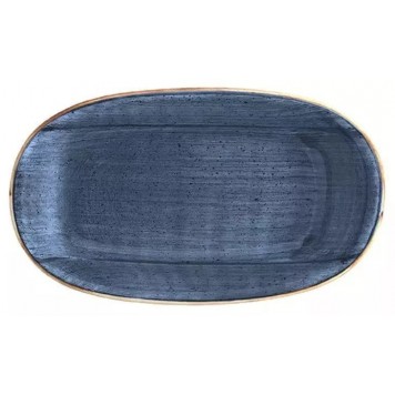 Блюдо овальное Bonna Aura Dusk ADK GRM 34 OKY (34х19 см синий)