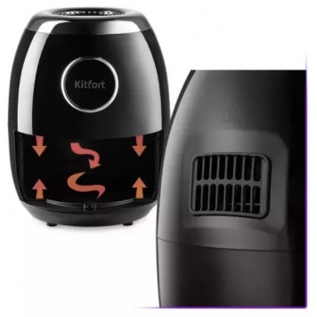 Аэрогриль Kitfort KT-2234 черный-2