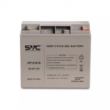 Аккумуляторная батарея SVC GL1218/S 12В 18 Ач (180*75*165)-1