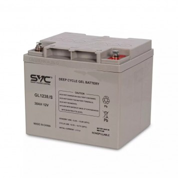 Аккумуляторная батарея SVC GL1238/S 12В 38 Ач (197*166*174)-1