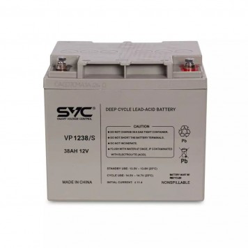 Аккумуляторная батарея SVC VP1238/S 12В 38 Ач (195*165*178)