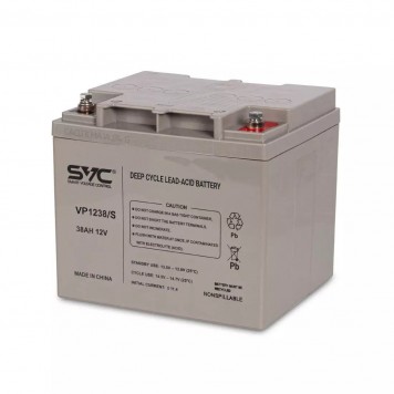 Аккумуляторная батарея SVC VP1238/S 12В 38 Ач (195*165*178)-1