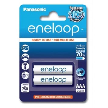 Аккумулятор Panasonic Eneloop AAA BK-4MCCE/2BE 700mah