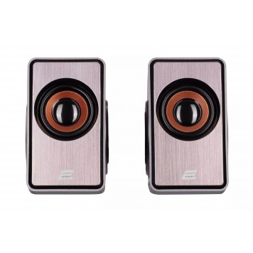 Акустическая система 2E PCS204 2.0 USB Silver-1