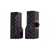 Акустическая система 2E PCS232 RGB Soundbar 2.0 USB Black