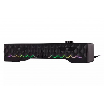 Акустическая система 2E PCS232 RGB Soundbar 2.0 USB Black-3