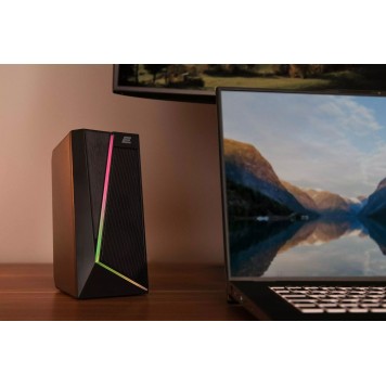 Акустическая система 2E PCS233 RGB 2.0 USB Black-7