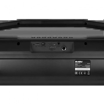 акустическая система SVEN PS-415 2.0 2х6Вт (RMS) USB microSD Bluetooth FM LED-display черный-2