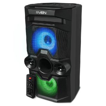 Акустическая система SVEN PS-655, черный,  (50W, TWS, Bluetooth, FM, USB, microSD, LED-display, RC, 2-2
