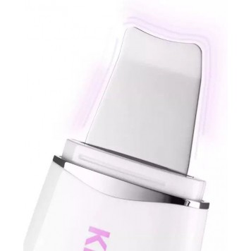 Аппарат для ультразвуковой чистки лица Kitfort КТ-3113 бело-розовый-2