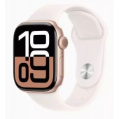 Смарт часы Apple Watch Series 10 GPS 42mm Rose Gold AC with Light Blush Sport Band - S/M (MWWH3QI/A)
