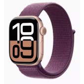 Смарт часы Apple Watch Series 10 GPS 42mm Rose Gold Aluminium Case with Plum Sport Loop