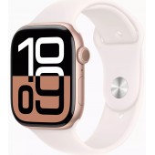 Смарт-часы Apple Watch Series 10 GPS 46mm Rose Gold Aluminium Case with Light Blush Sport Band - M/L