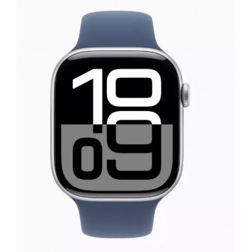 Смарт часы Apple Watch Series 10 GPS 46mm Silver Aluminium Case with Denim Sport Band - M/L-2
