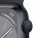 Apple Watch Series 8 GPS, 41mm, Midnight Aluminium Case with, Midnight Sport Band - Regular (MNP53GK/A)