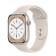 Apple Watch Series 8 GPS, 45mm, Starlight Aluminium Case with, Starlight Sport Band - Regular (MNP23GK/A)