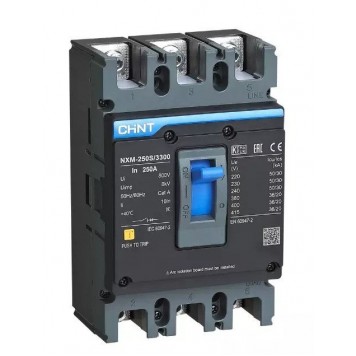Автоматический выключатель CHINT NXM-250S/3Р 160A 35кА
