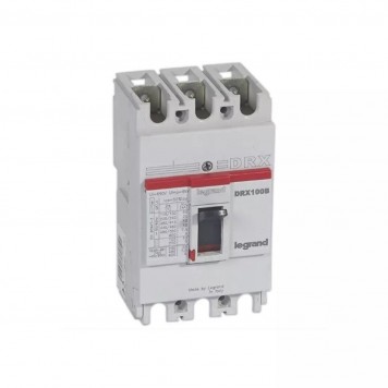 Автоматический выключатель Legrand 27255 3П 80A DRX125 10kA термомагнитный
