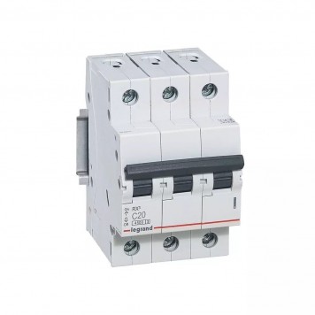 Автоматический выключатель Legrand 419709 3П C 20А RX3 45kA