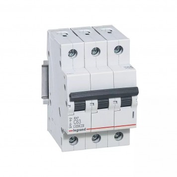 Автоматический выключатель Legrand 419714 3П C 63А RX3 45kA