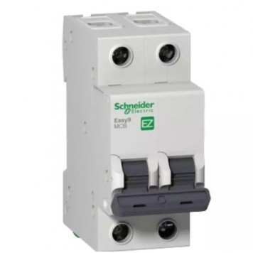 Автоматический выключатель SE EZ9F34206 EASY 9 2П 6А С 4.5кА 230В