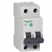 Автоматический выключатель SE EZ9F34263 EASY 9 2П 63А С 4.5кА 230В