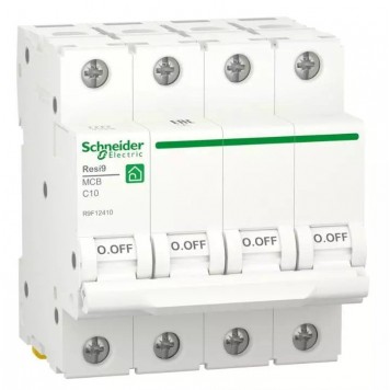 Автоматический выключатель SE R9F12410 (АВ) 4P С 10А 6 kA