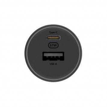 Автомобильное зарядное устройство Xiaomi 67W Car Charger (USB-A  Type-C)-1