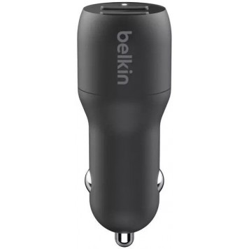 Автомобильное ЗУ Belkin Car Charger 24W Dual USB-A USB-A - Lightning 1m black-1